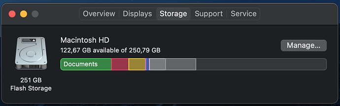 MacBook Pro Storage